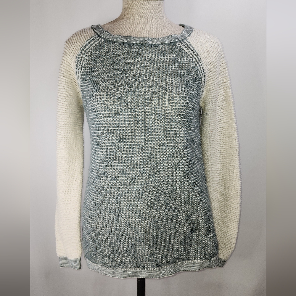 The Loft women's teal scoop neck sweater size medium